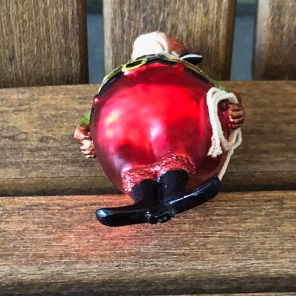 Vintage Kurt Adler Bull with Lasso Mercury Glass Ornament - Picture 3 of 6